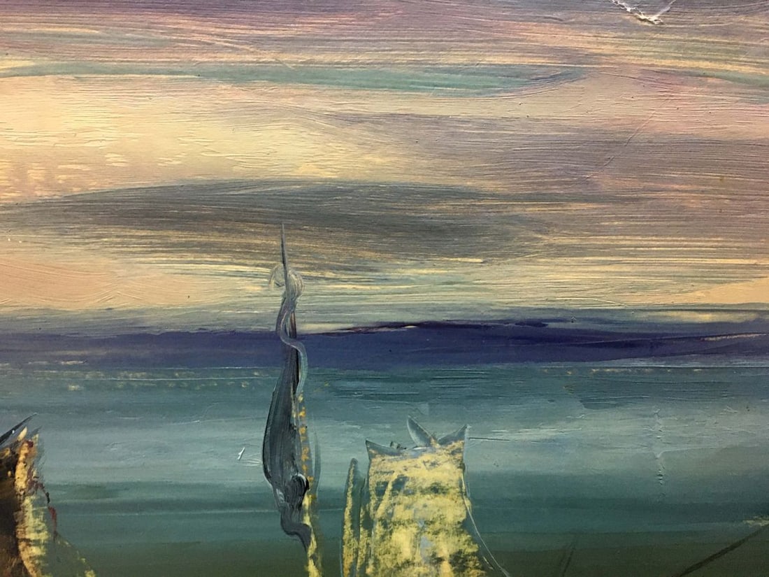 Oil painting Boats by the sea Zebek Vladimir Evgenievich - 6