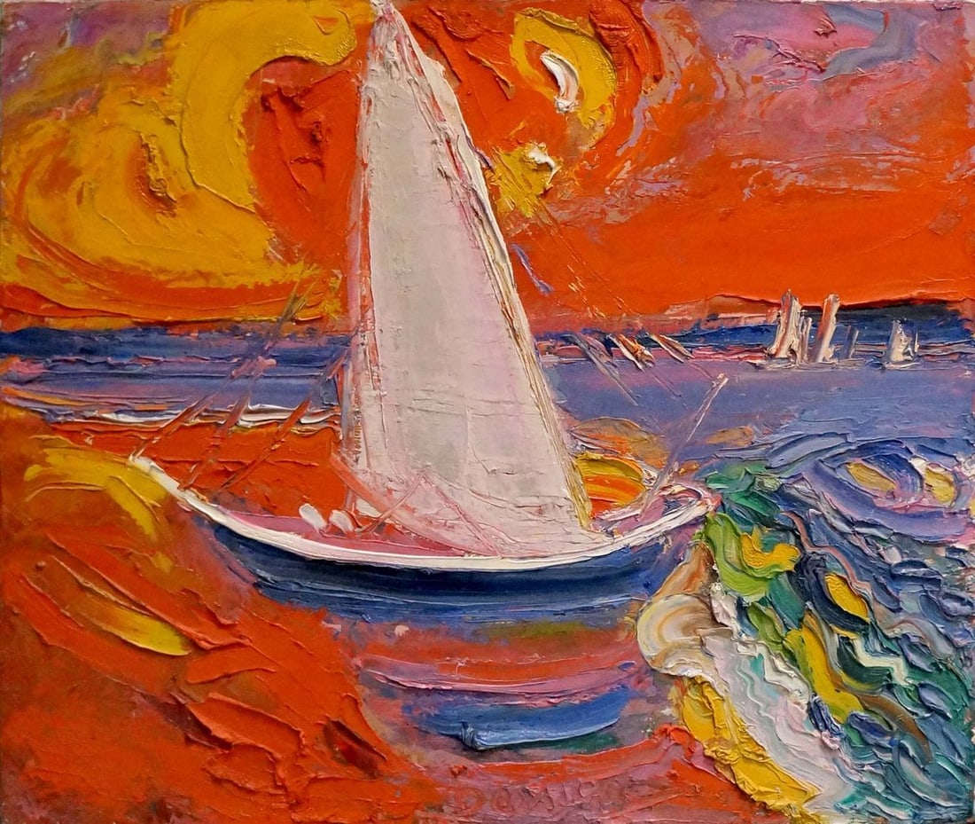 Oil painting Abstraction Mikhail Demtsyu (1 of 9)