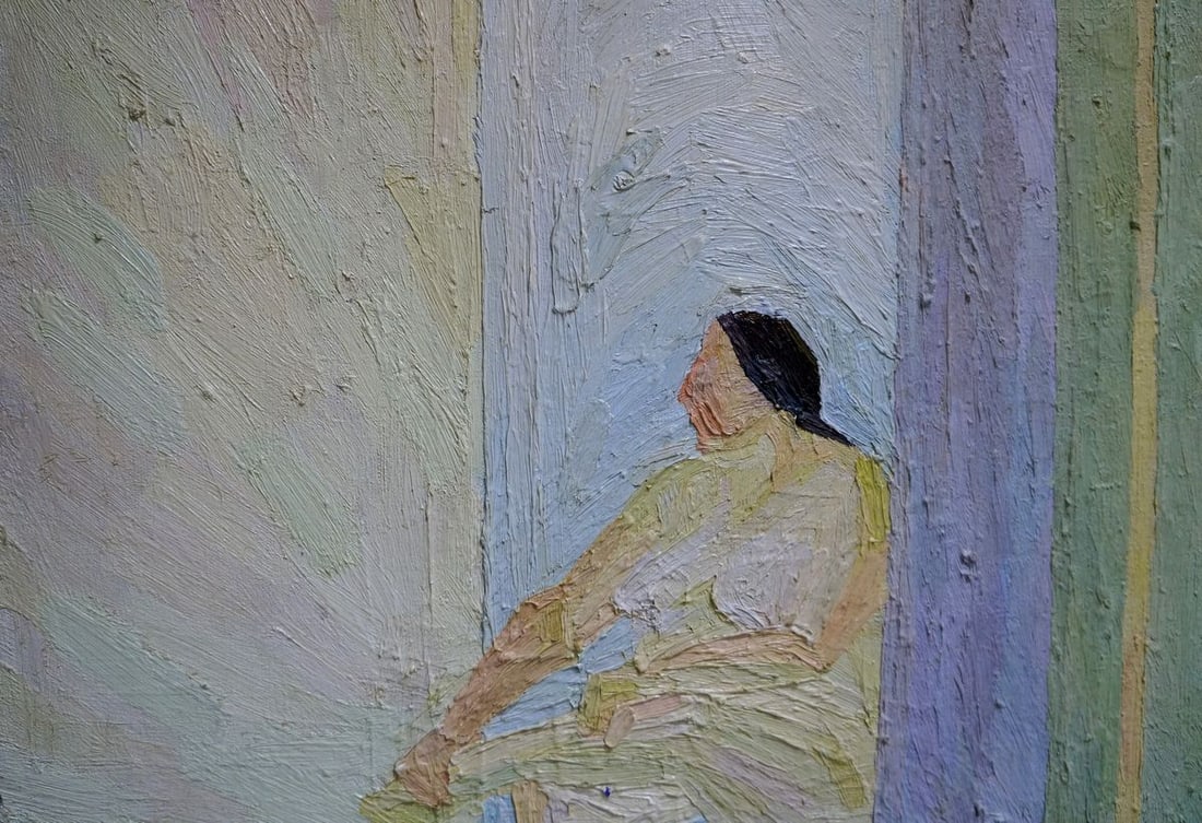 Oil painting Figure girl Lebedeva Maria Vasilievna - 3