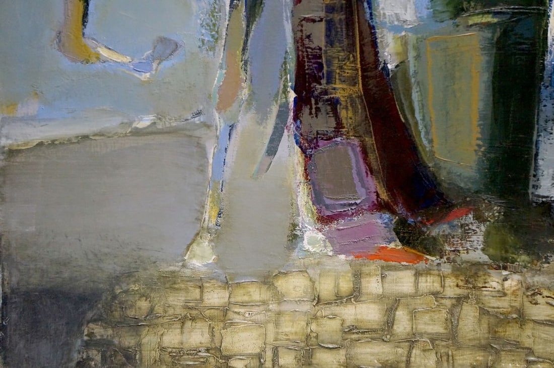 Oil painting A meeting Buryak Boris Ivanovich - 2