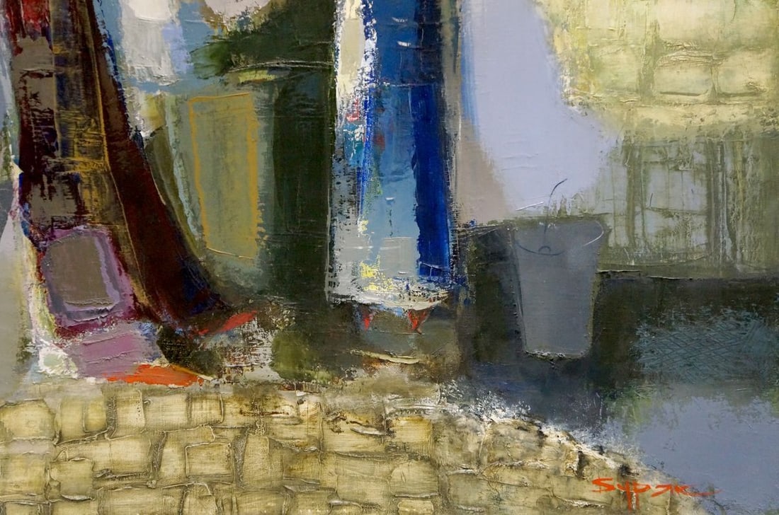 Oil painting A meeting Buryak Boris Ivanovich - 5