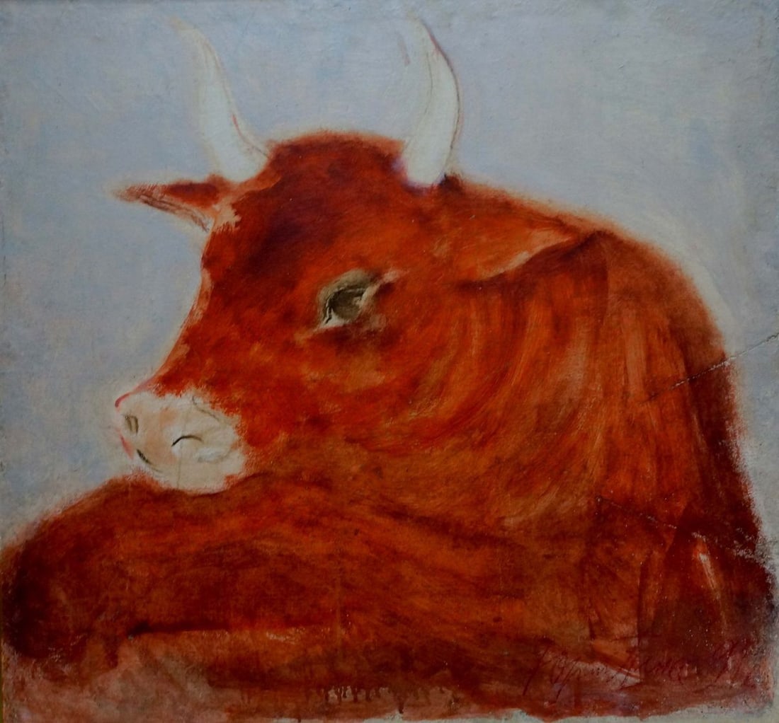 Oil painting Bull Yuri Anatolievich Pliss - 2