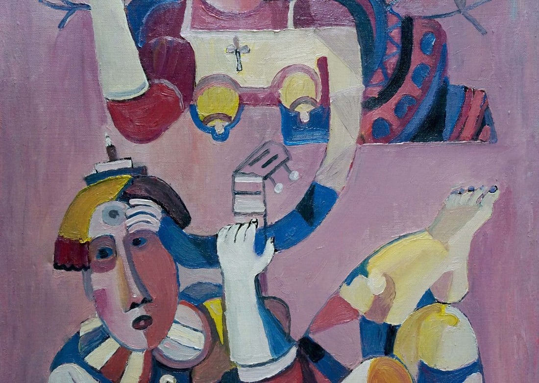 Abstract oil painting Music Afanasyev Vladimir Nikolaevich - 3