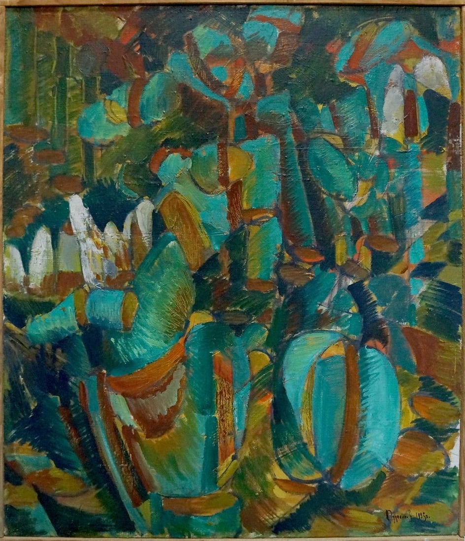 Abstract oil painting Two Dudchenko Nikolay Yakovlevich (1 of 8)