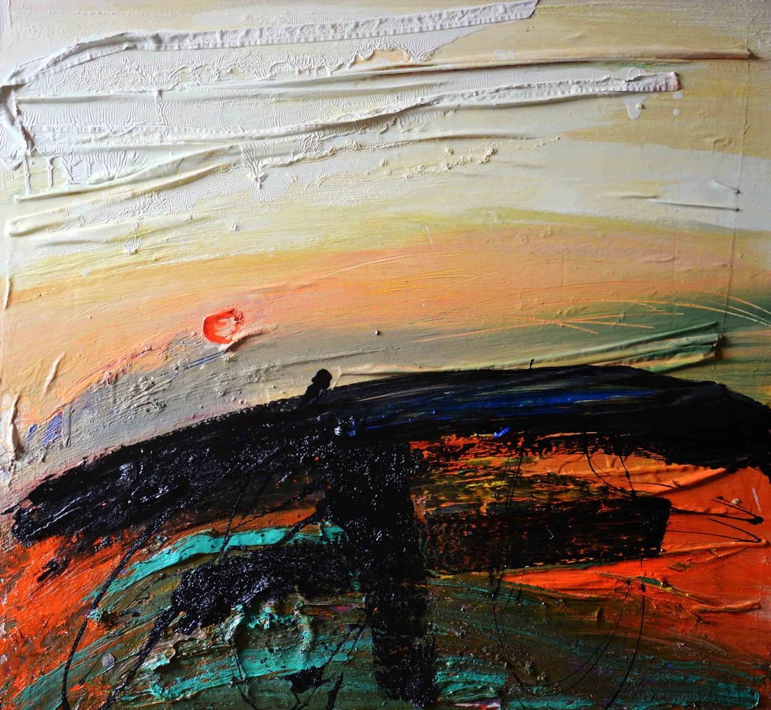Oil painting Mountain Meadow Natalia Korf-Ivaniuk: Korf 13*** ABOUT THIS PAINTING **** TITLE: "Mountain Meadow"* ARTISTS: Natalia Korf-Ivaniuk* SIZE: 100x110 cm/39.37x43.30 inches' * MEDIUM: oil, canvas* HAND PAINTED: Original painting from our collec