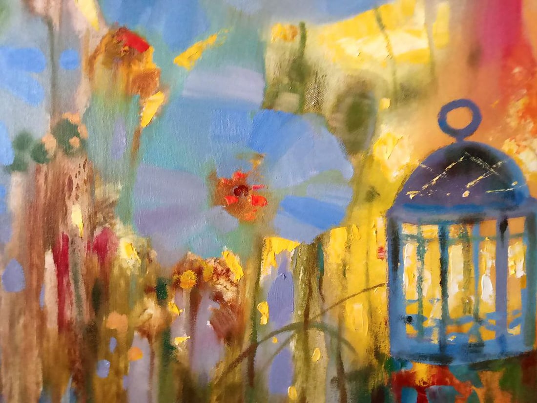 Abstract oil painting Magic lantern Anatoly Borisovich Tarabanov - 6