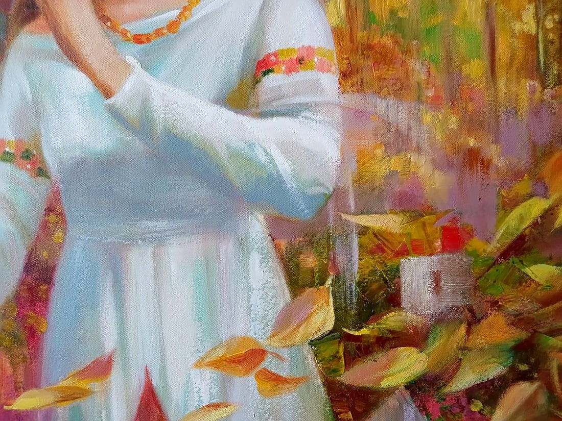 Abstract oil painting Melody of autumn Anatoly Borisovich Tarabanov - 6