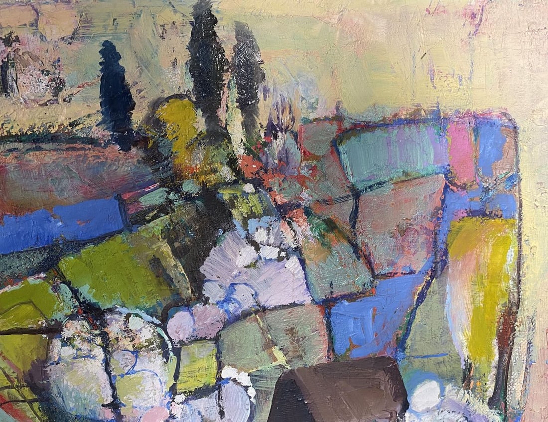 Abstract oil painting April Skorupsky Isaac Abramovich - 4