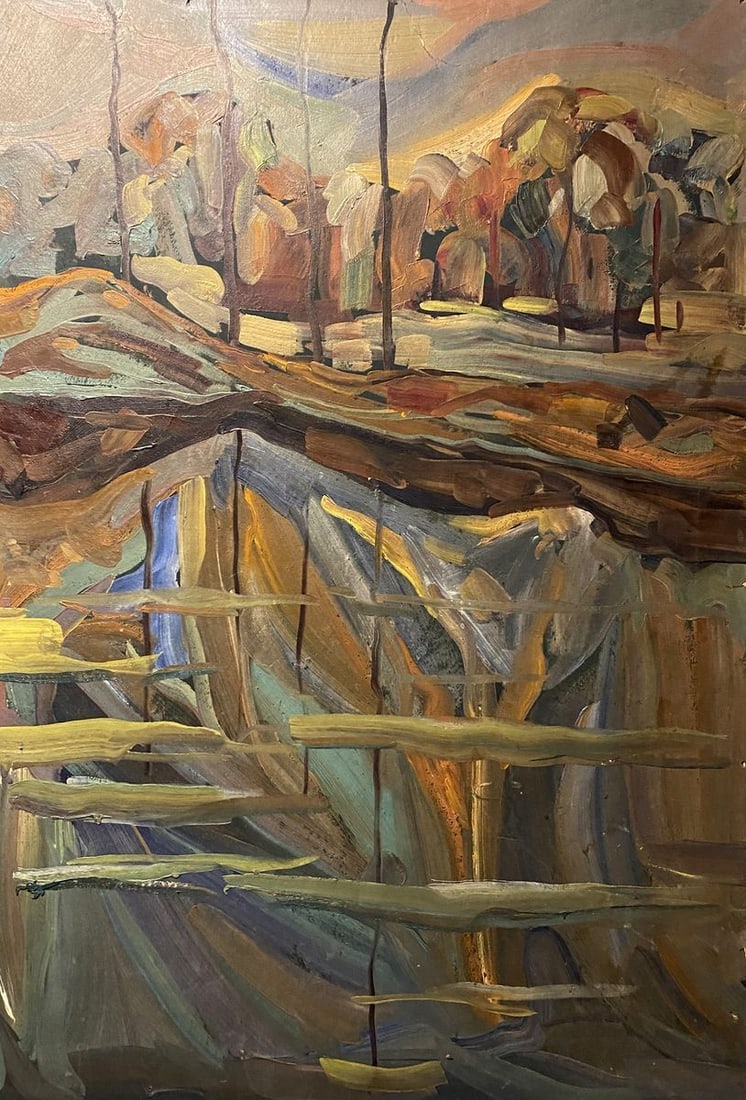 Oil painting Etude Mykola Reznik: GS 431*** ABOUT THIS PAINTING **** TITLE: "Etude"* ARTISTS: Mykola Reznik* SIZE: 70x50 cm/27.55x19.68 inches'* MEDIUM: oil, cardboard* HAND PAINTED: Original painting from our collection* CONDITION: