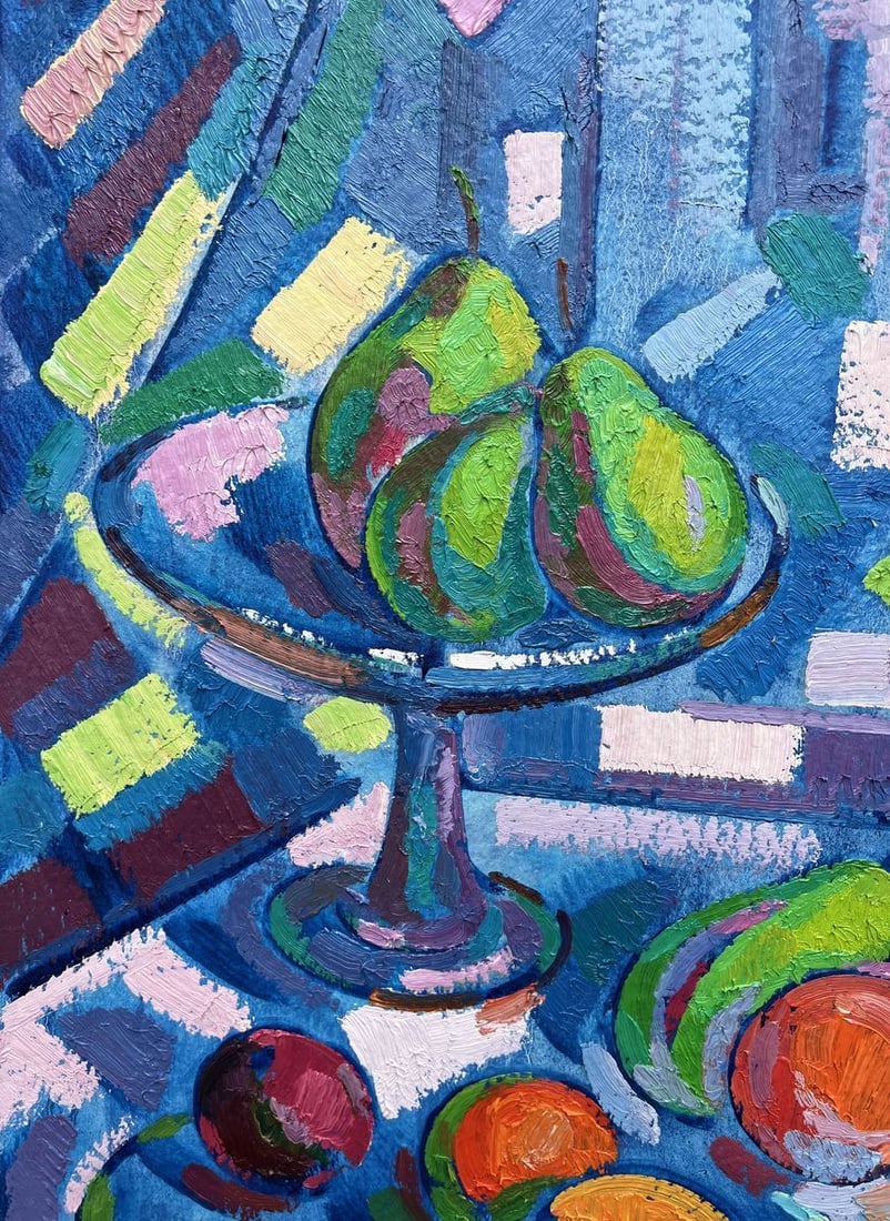 Abstract oil painting Summer still life Peter Tovpev - 5