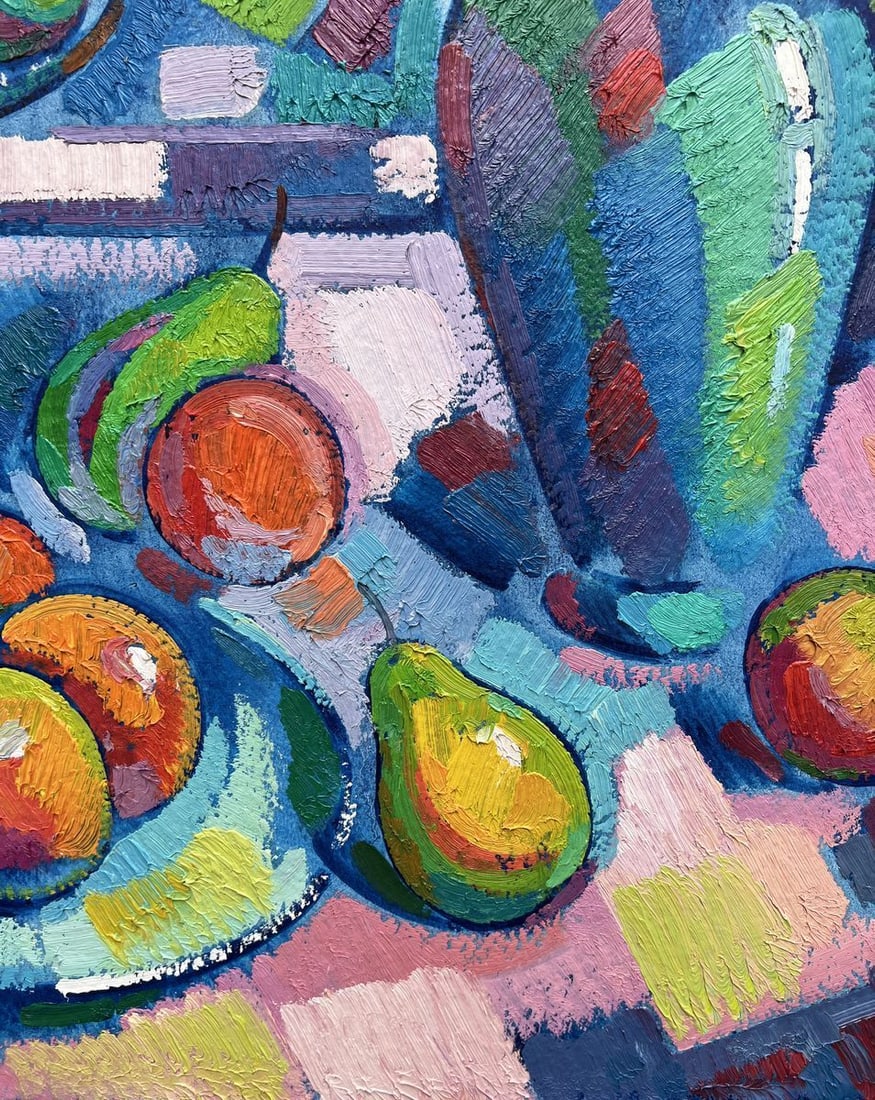Abstract oil painting Summer still life Peter Tovpev - 9