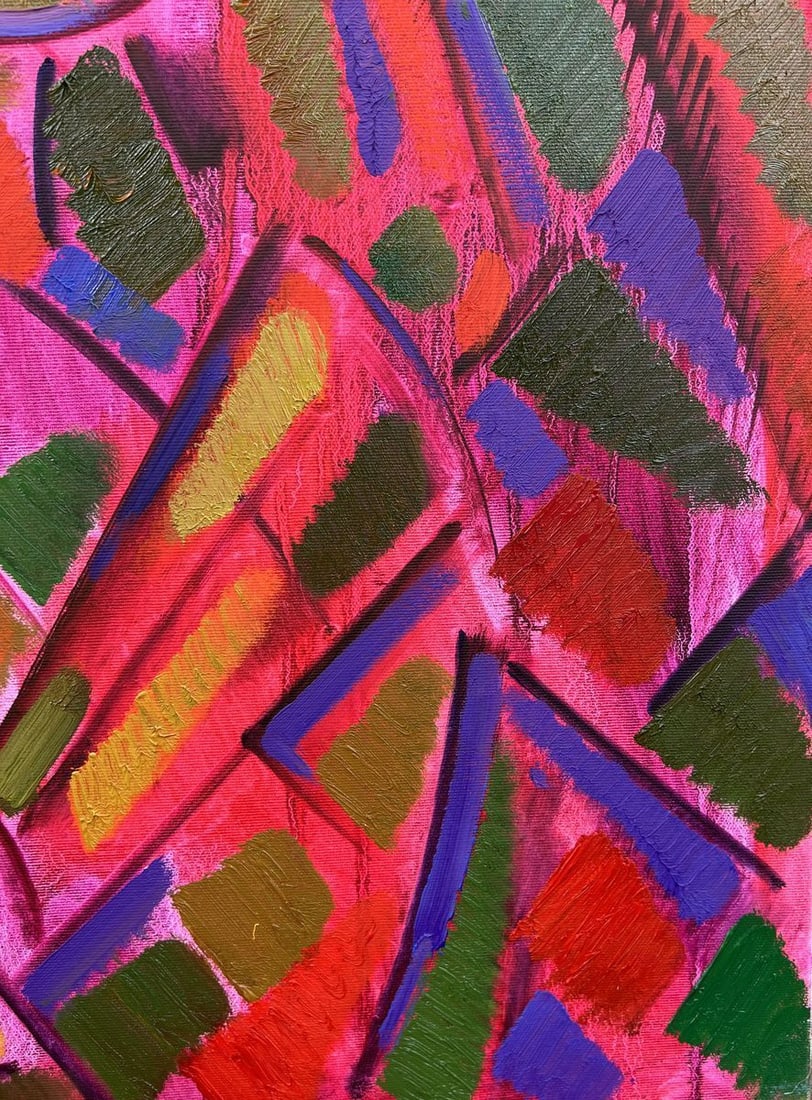 Abstract oil painting Figure Peter Tovpev - 10