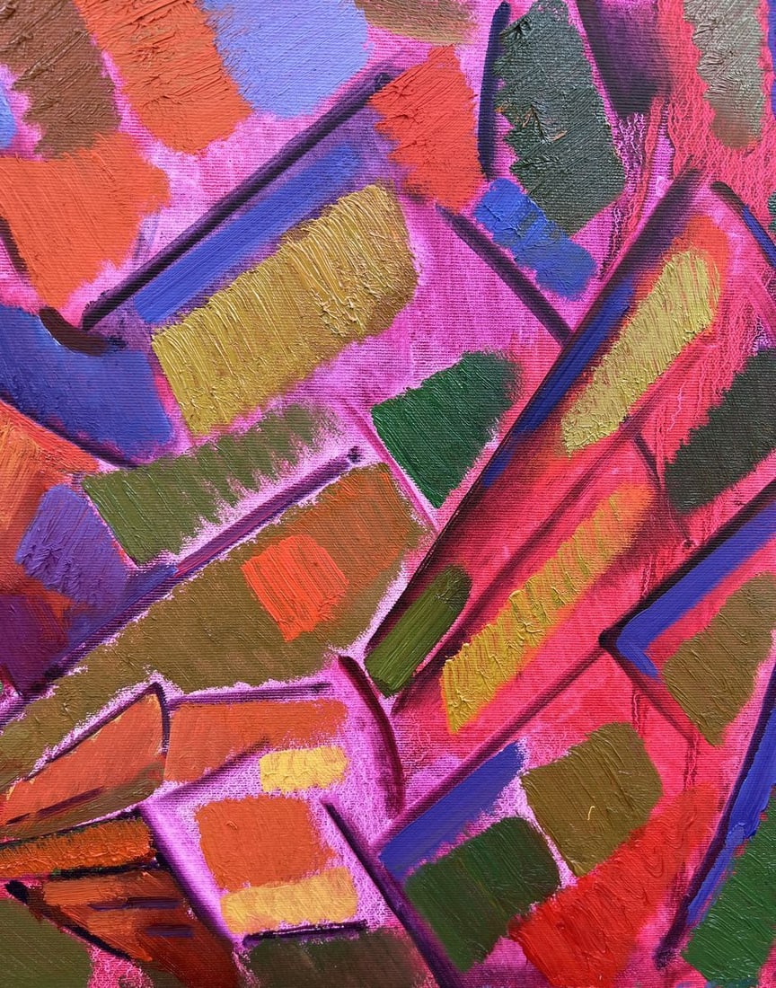 Abstract oil painting Figure Peter Tovpev - 9