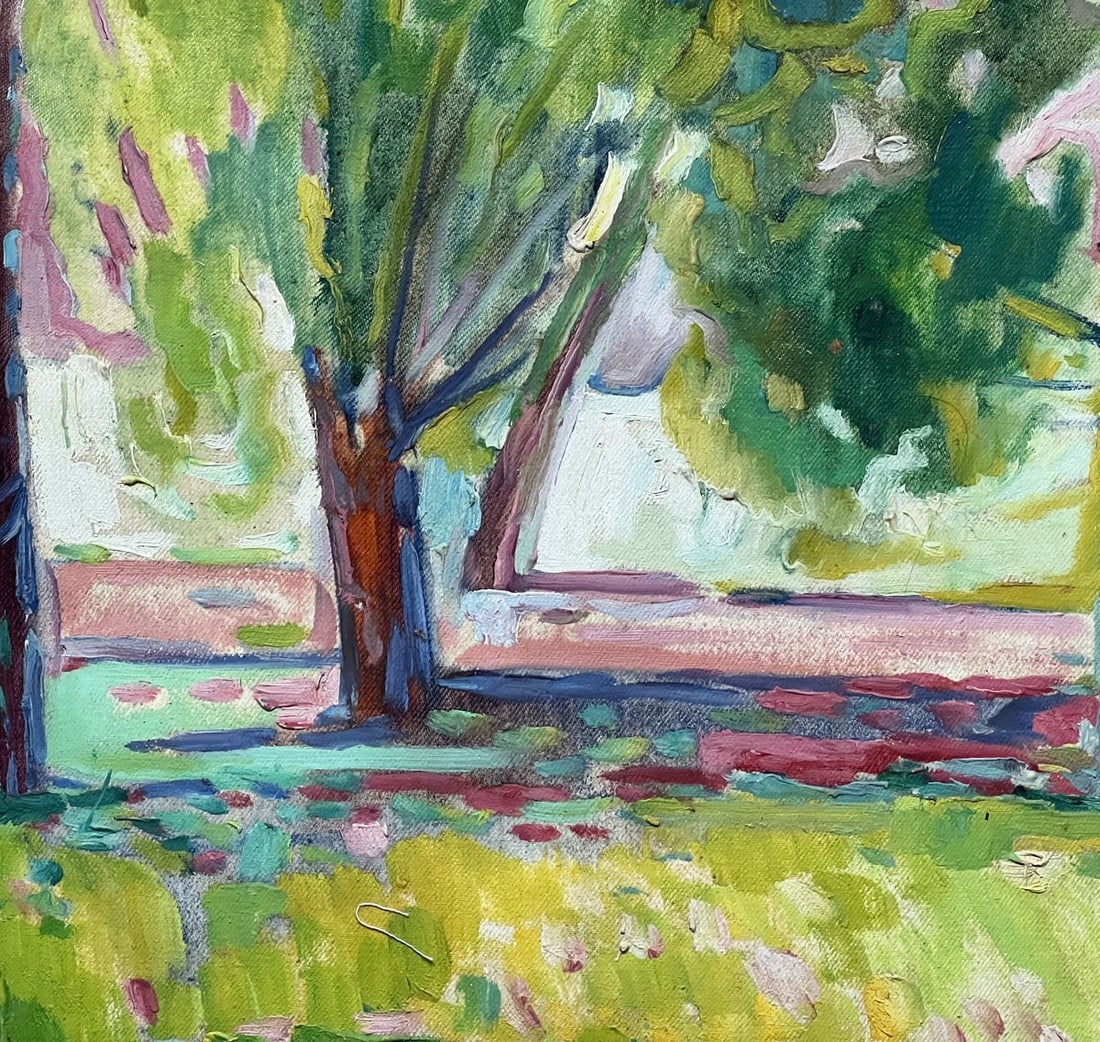 Abstract oil painting on the beach Peter Tovpev - 5