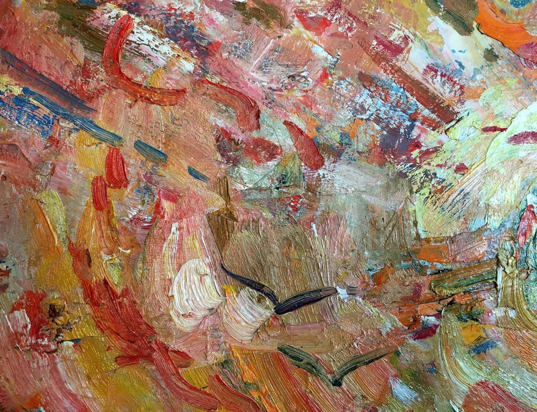 Glushchenko Nikolay Petrovich Oil painting The sun - 3