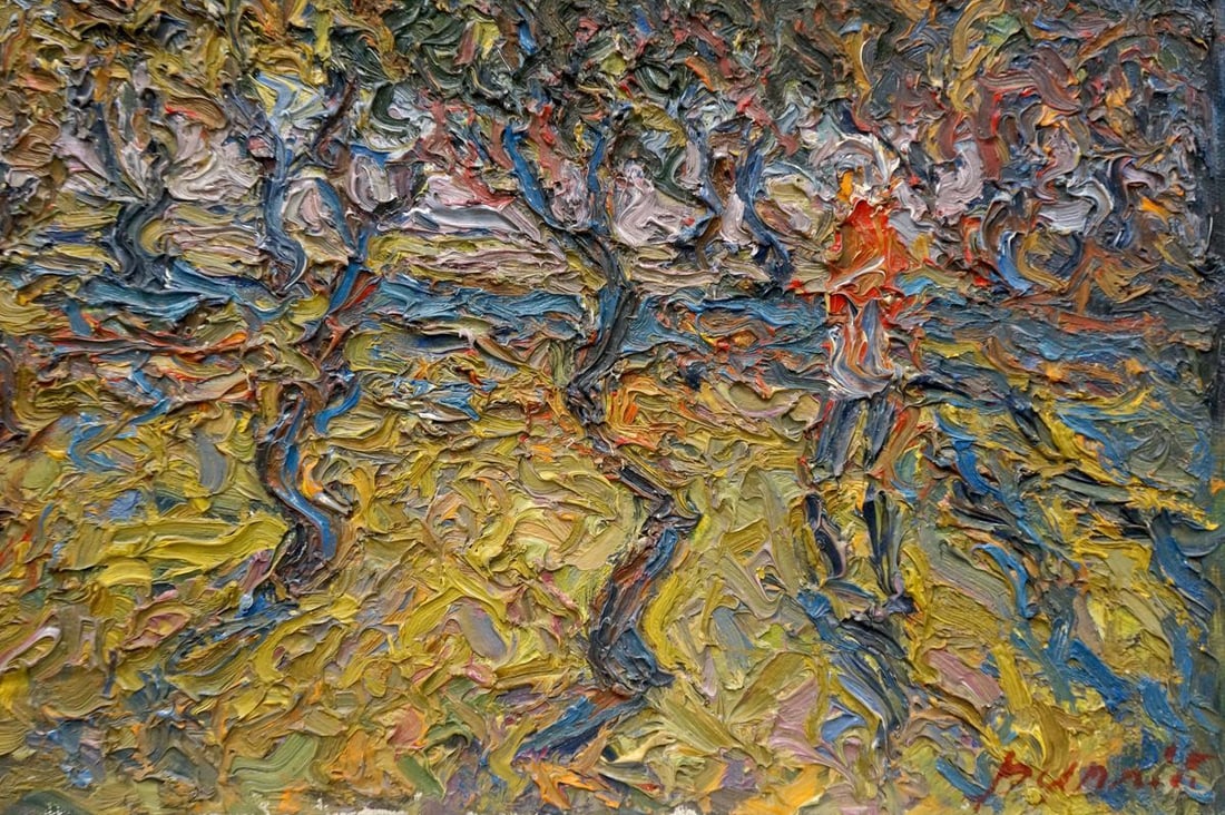 Abstract oil painting Sunny day Fomin Anatoly Nikiforovich - 5