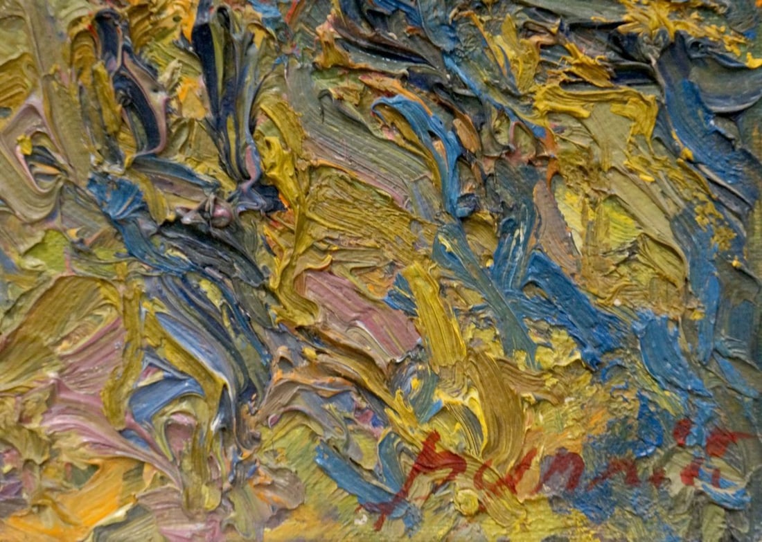 Abstract oil painting Sunny day Fomin Anatoly Nikiforovich - 6