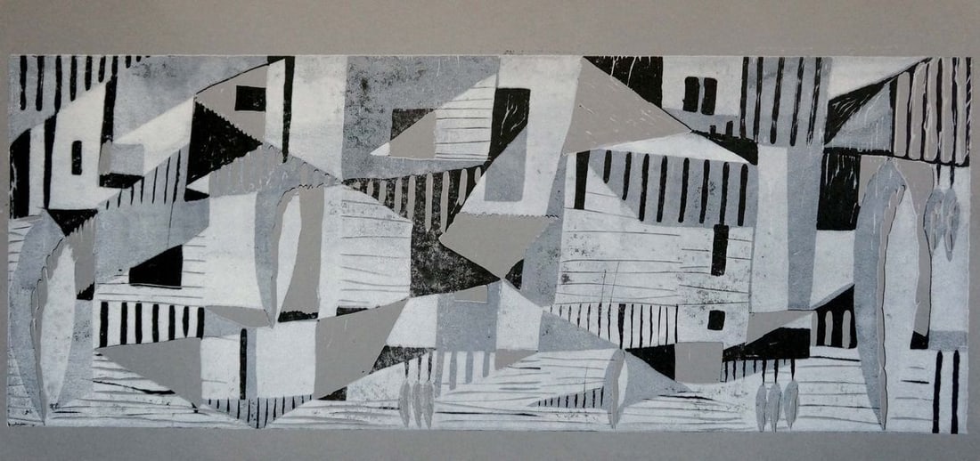 Abstract painting Human thoughts Albina Yaloz: Verns 790 *** ABOUT THIS PAINTING *** * TITLE: "Human thoughts" * ARTISTS: Albina Yaloz * SIZE: 33x70 cm/12.99x27.55 inches' * MEDIUM: cardboard * HAND PAINTED: Original painting from our collection W