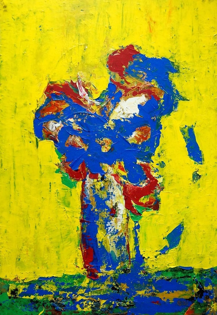 Abstract oil painting Still life Igor Eremovich Melnik: Verns 835 *** ABOUT THIS PAINTING *** * TITLE: "Still life" * ARTISTS: Igor Eremovich Melnik * SIZE: 80x110 cm/31.49x43.30 inches' * MEDIUM: oil, acrylic, canvas * HAND PAINTED: Original painting from
