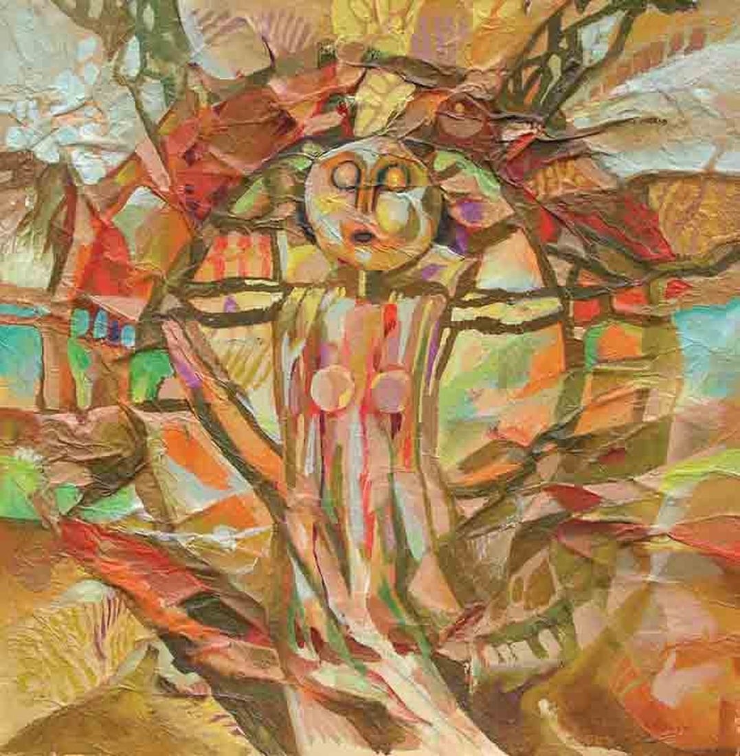 Abstract oil painting Palimpsest Stadnik Vladimir: GSE 11 *** ABOUT THIS PAINTING *** * TITLE: "Palimpsest" * ARTISTS: Stadnik Vladimir * SIZE: 60x60 cm/23.62x23.62 inches' * MEDIUM: oil, cardbaord * HAND PAINTED: Original painting from our