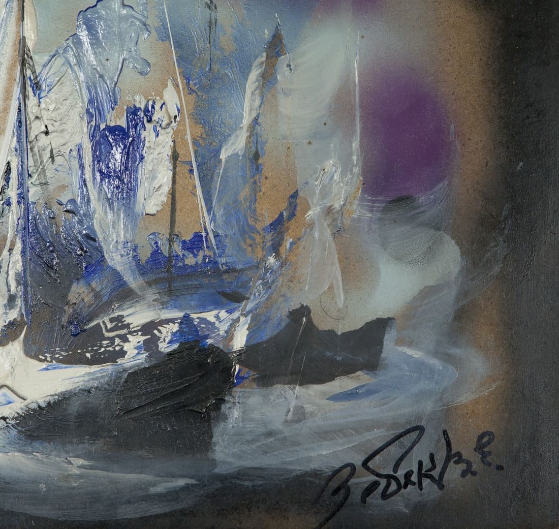 Oil painting Ship at sea Zebek Vladimir Evgenievich - 3
