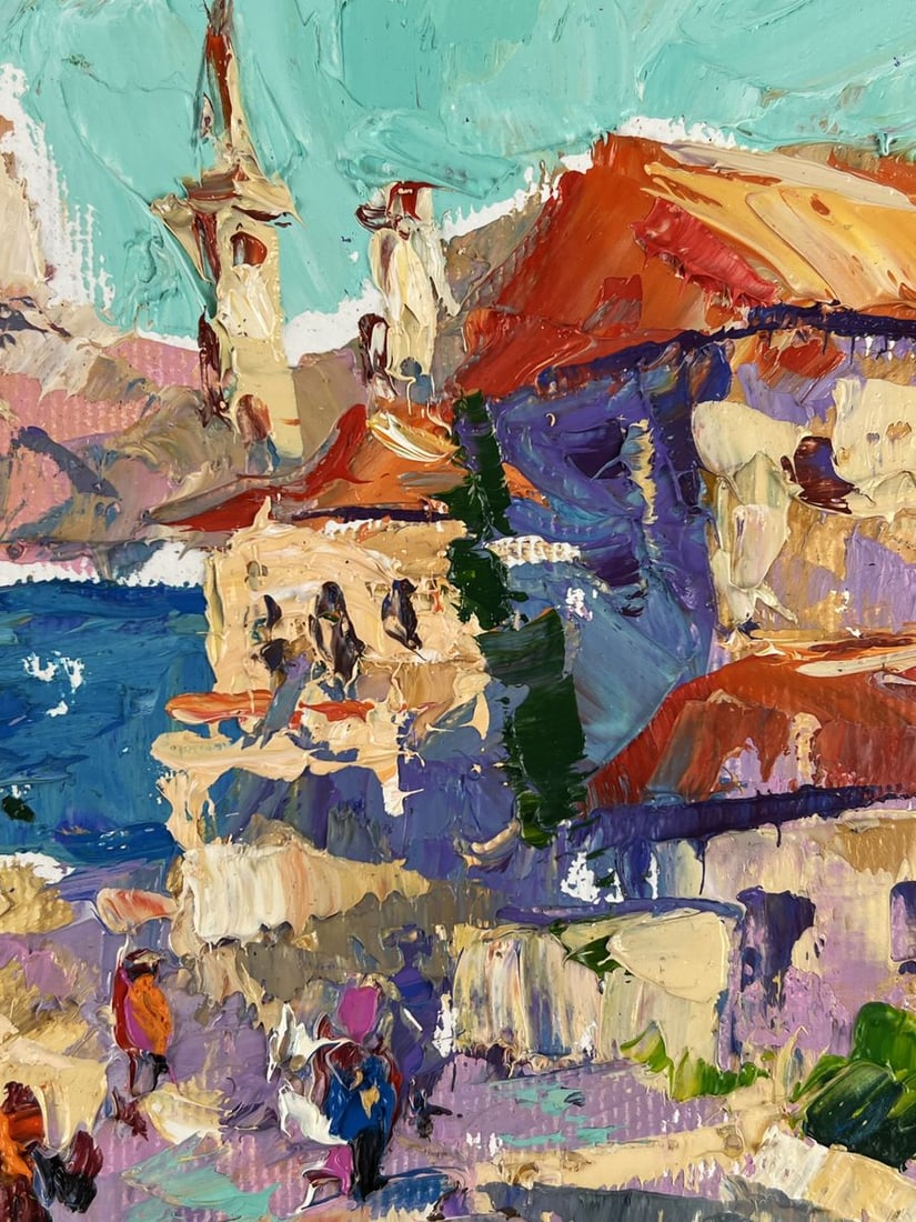 Oil painting The Road to the Sea Through the City Oleksiy Ivanyuk - 9