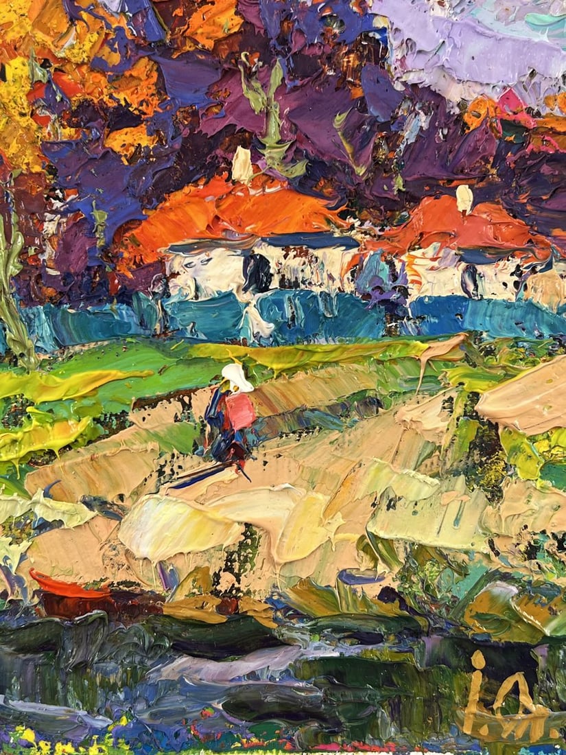 Oil painting The road to the river Oleksiy Ivanyuk - 10