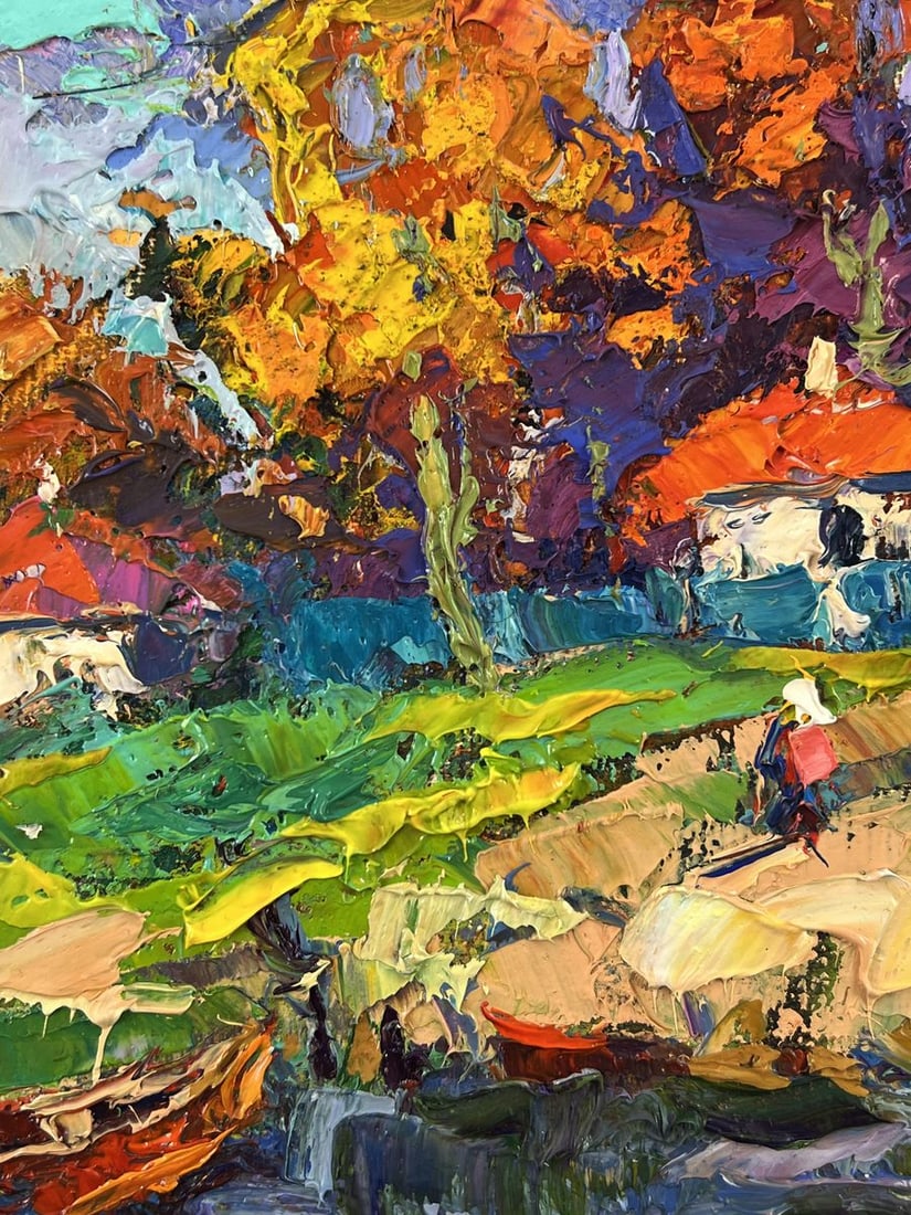 Oil painting The road to the river Oleksiy Ivanyuk - 7