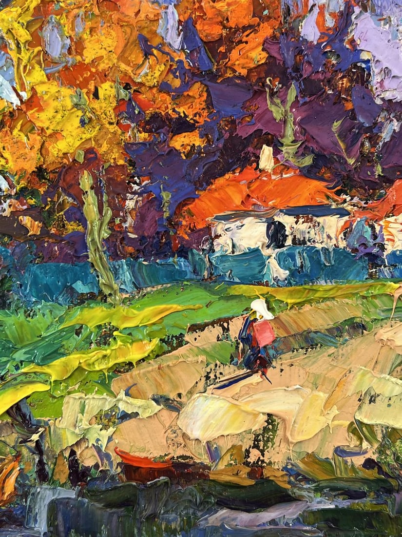 Oil painting The road to the river Oleksiy Ivanyuk - 9