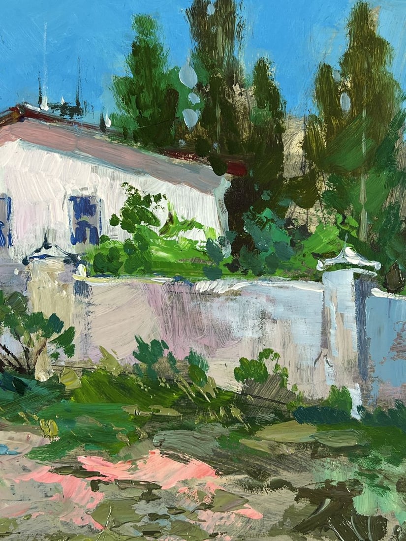 Oil painting Sunny House at the Edge of the City Yuriy Suprunchuk - 10