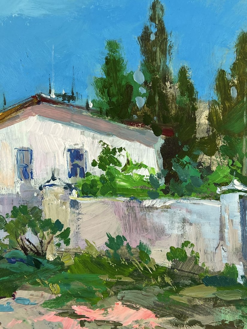Oil painting Sunny House at the Edge of the City Yuriy Suprunchuk - 9