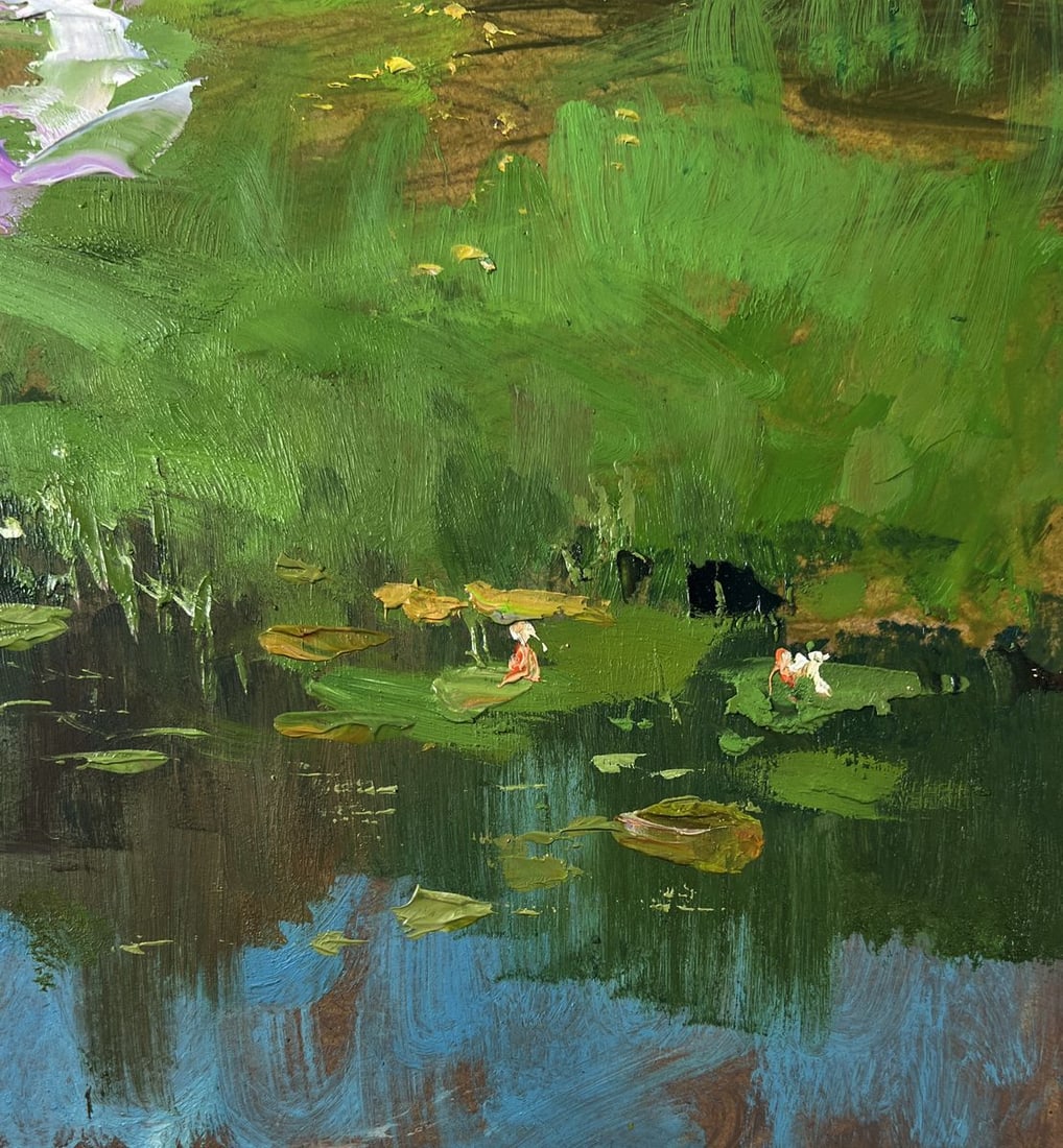 Oil painting Quiet conversations of girls Yuriy Suprunchuk - 9
