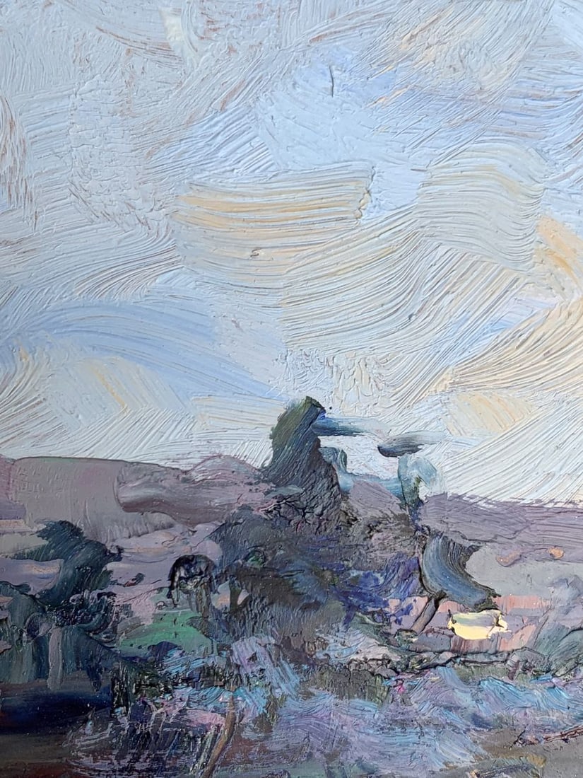 Oil painting The moon over the village Alexander Cherednichenko - 4