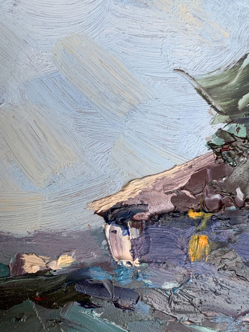 Oil painting The moon over the village Alexander Cherednichenko - 8