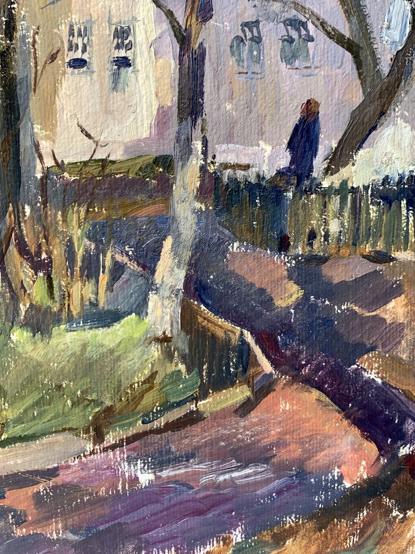 Oil painting City streets Mykhailo Burdylo - 11