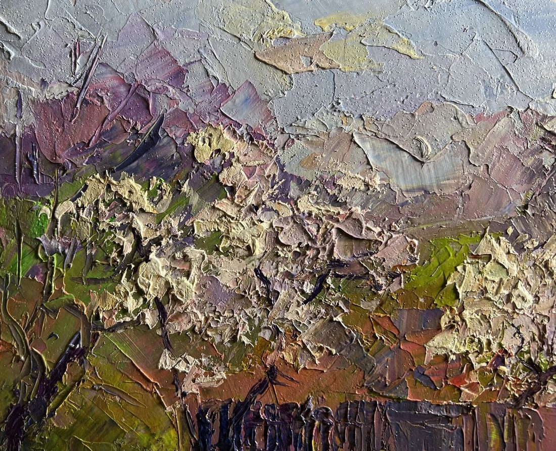 Oil painting Cherry blossoms Boris Serdyuk - 4
