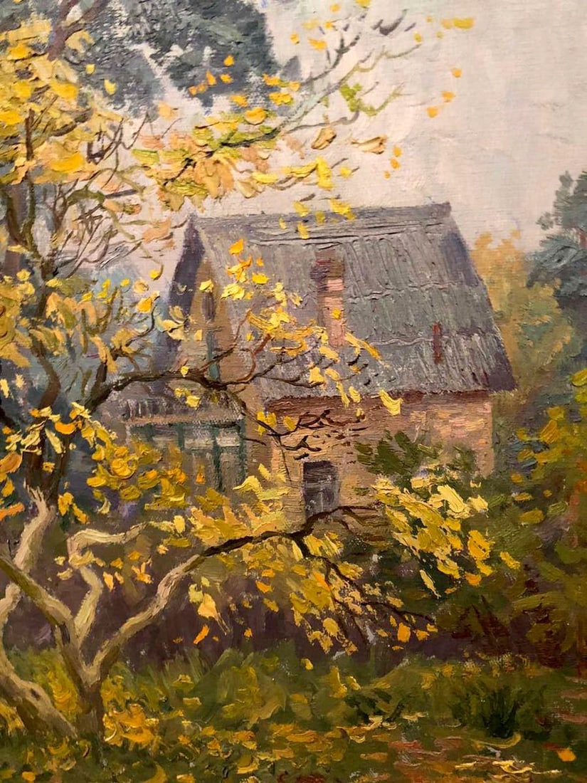 Oil painting In the garden Elena Genrikhovna Nechiporenko - 2