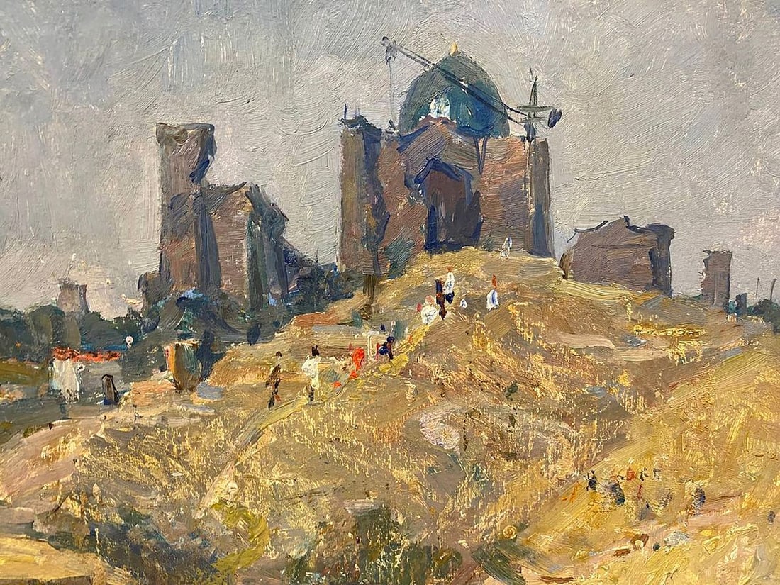 Oil painting Ancient city Petrashevsky Stanislav Vasilievich - 5