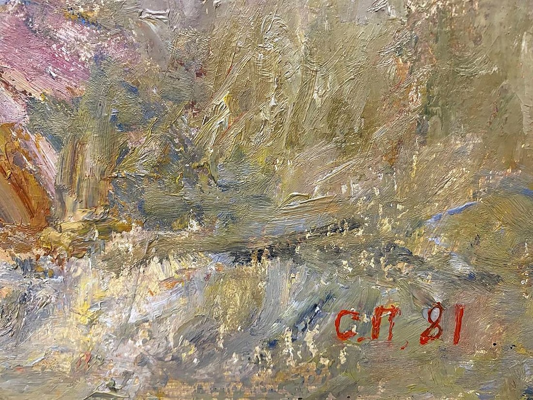 Oil painting Ancient city Petrashevsky Stanislav Vasilievich - 6