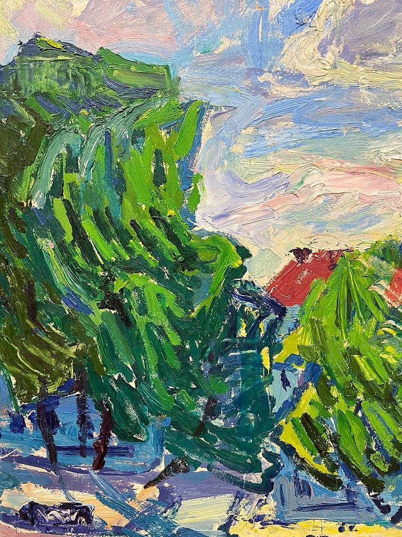 Oil painting Road in Crimea Glushchenko Alexander Nikolaevich - 2