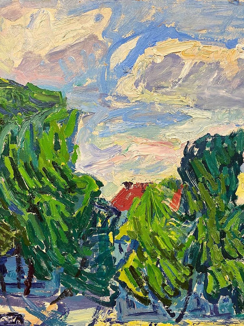 Oil painting Road in Crimea Glushchenko Alexander Nikolaevich - 4