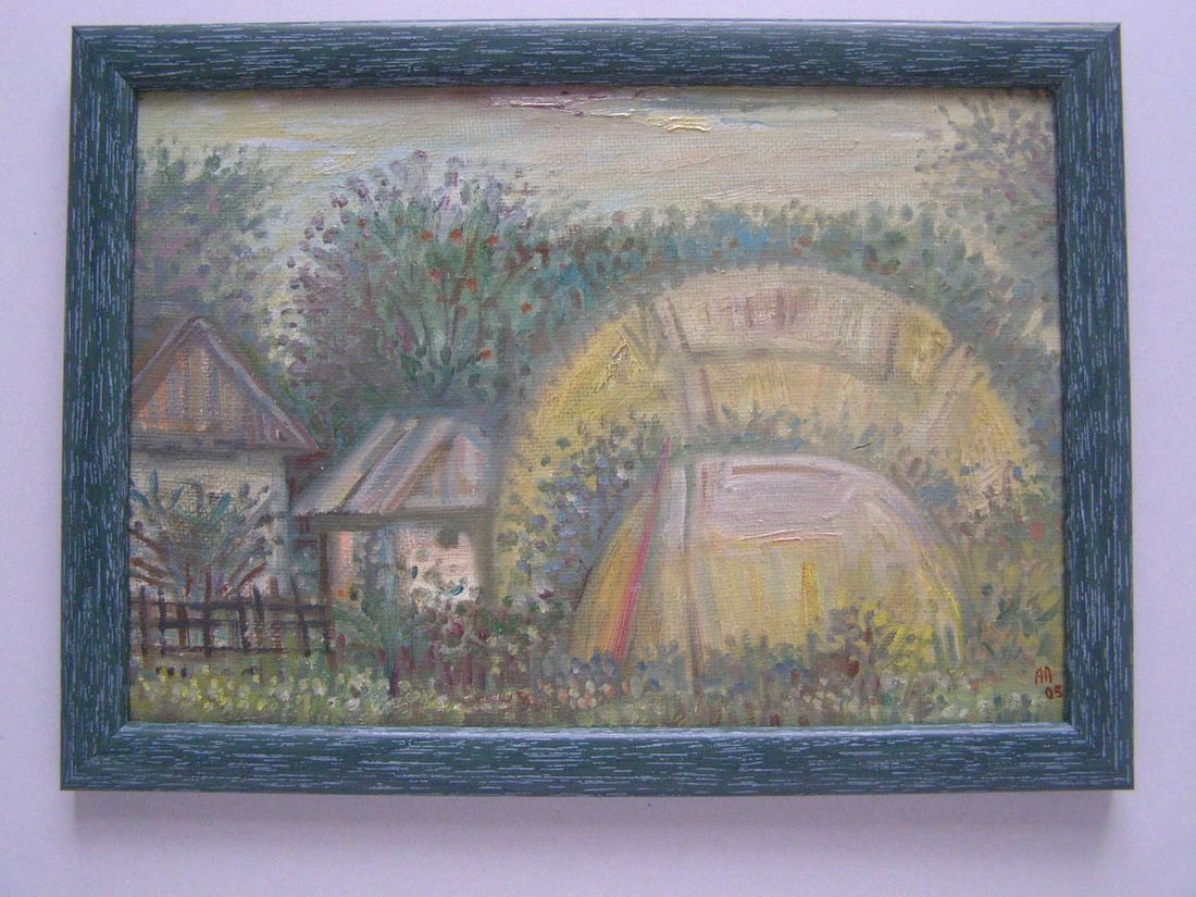 Oil painting SKIRDS Pushkarev Andrey Tomasovich: NoPushk 9 *** ABOUT THIS PAINTING *** * TITLE: "SKIRDS" * ARTISTS: Pushkarev Andrey Tomasovich * SIZE: 23x33 cm/'9.05x12.99 inches' * MEDIUM: oil, canvas * HAND PAINTED: Original painting from our col