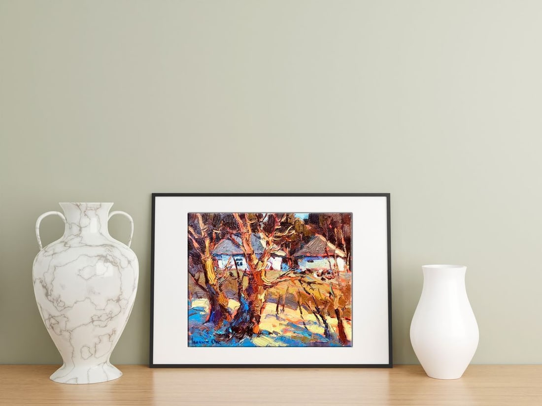 Oil painting Warm evening Kalenyuk Oksana - 2