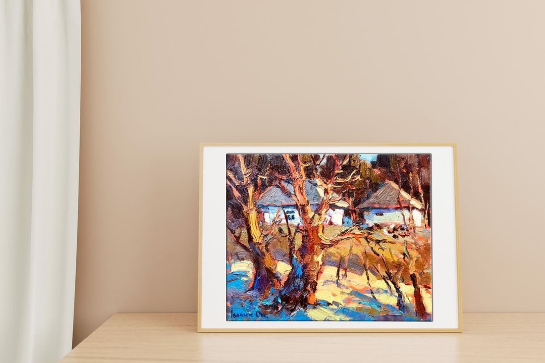 Oil painting Warm evening Kalenyuk Oksana - 3