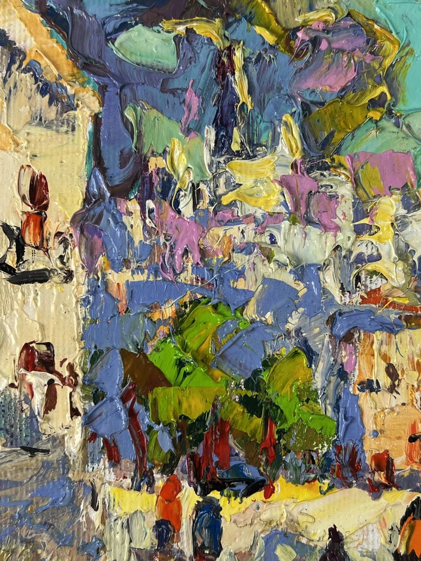 Oil painting The ancient streets of the city Oleksiy Ivanyuk - 4