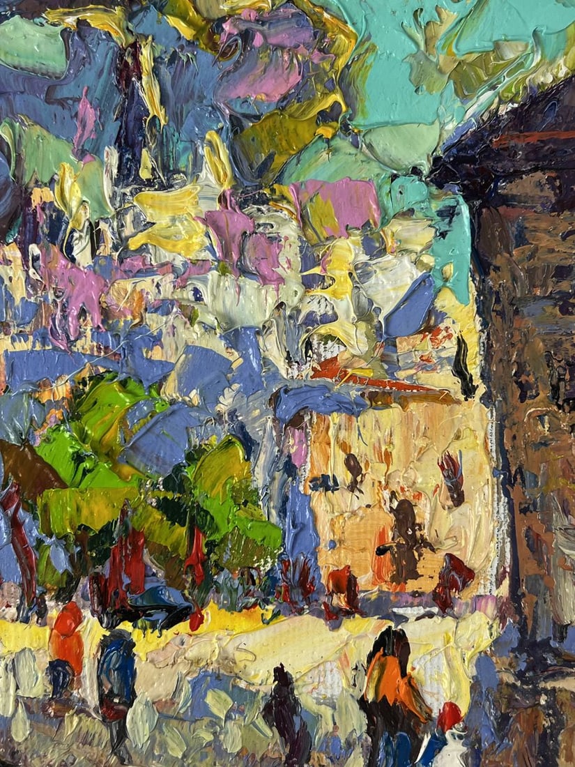 Oil painting The ancient streets of the city Oleksiy Ivanyuk - 6