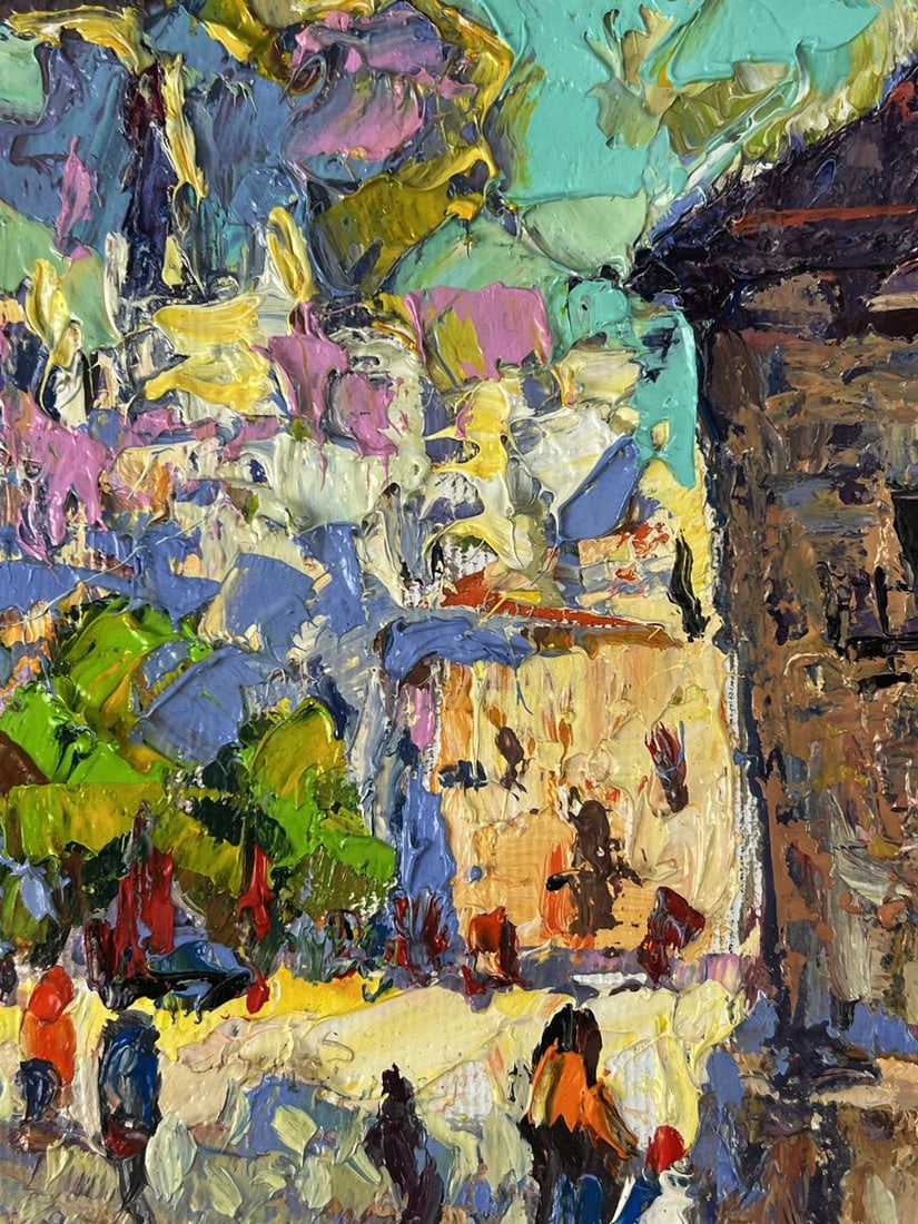 Oil painting The ancient streets of the city Oleksiy Ivanyuk - 7