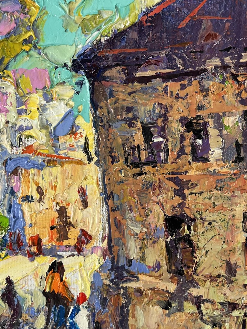 Oil painting The ancient streets of the city Oleksiy Ivanyuk - 9