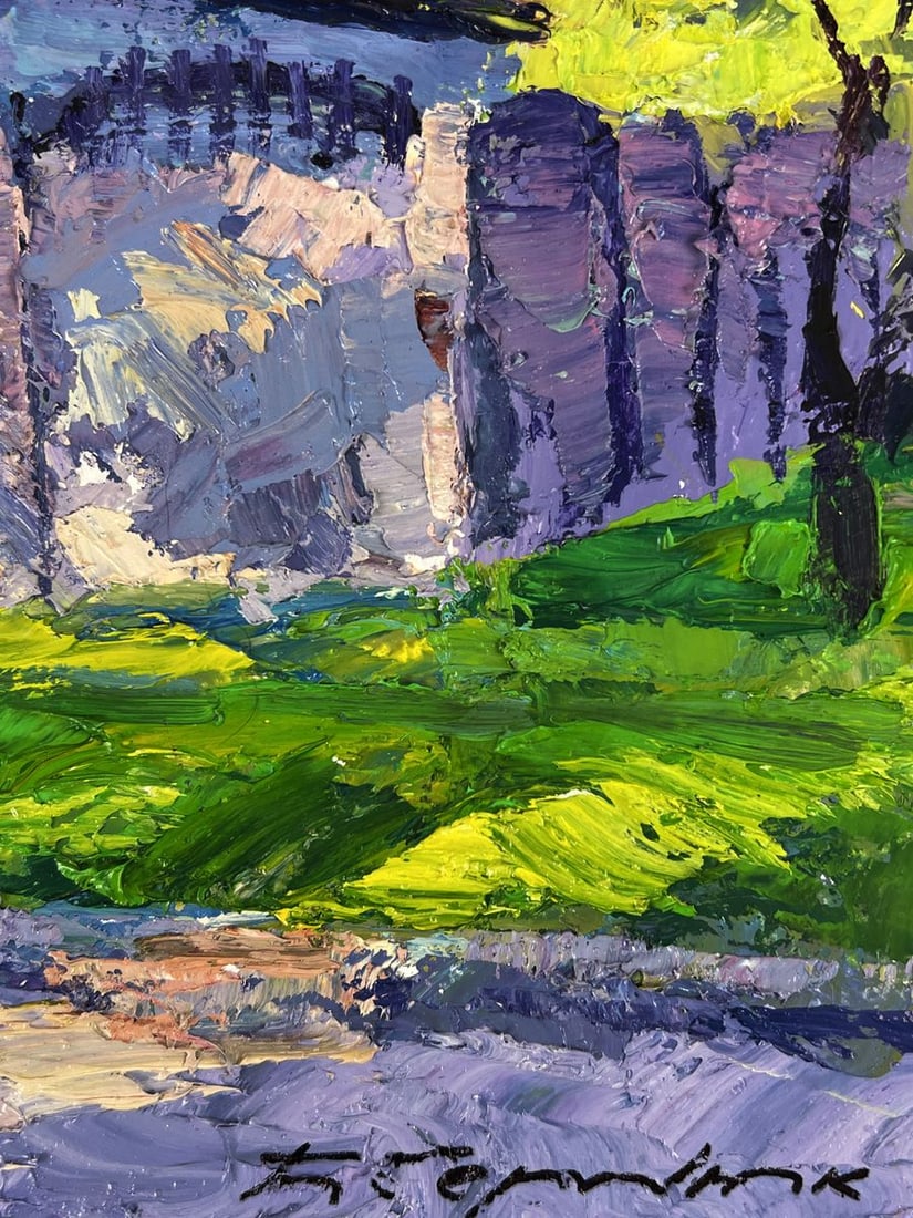 Oil painting Spring streets of the village Boris Serdyuk - 10