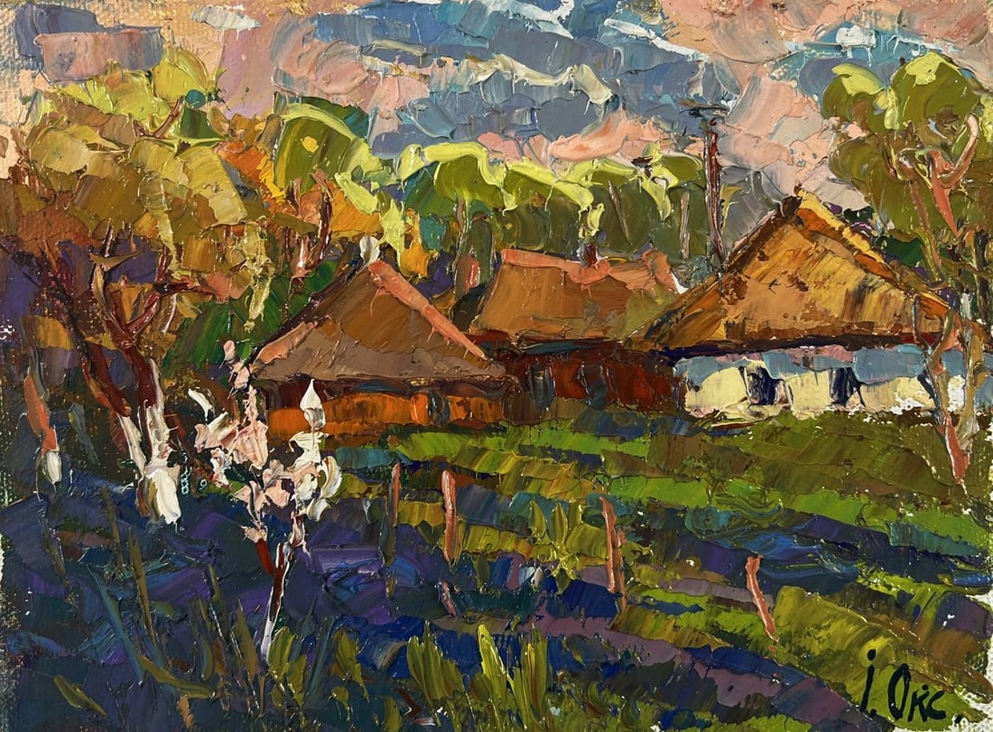 Oil painting Light and joy in every breath of air Oksana Ivanyuk - 3